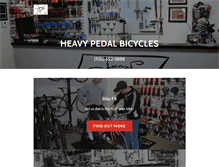 Tablet Screenshot of heavypedalbicycles.com